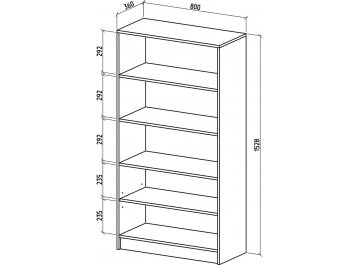 Стеллаж Бостон-3