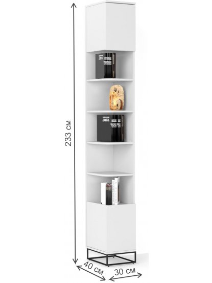 Стеллаж City 40 белый