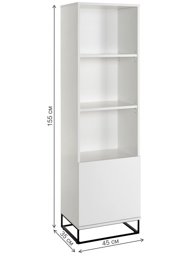 Стеллаж City белый