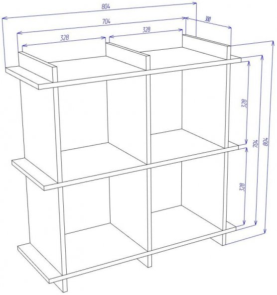 Стеллаж Cross СЛ2х2 Н нельсон