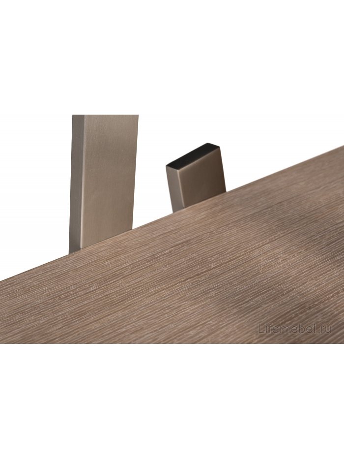 Стеллаж Дуку светлый дуб / хром