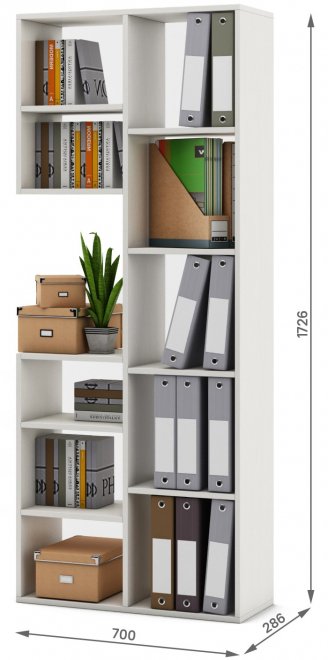 Стеллаж Феликс-2 белый