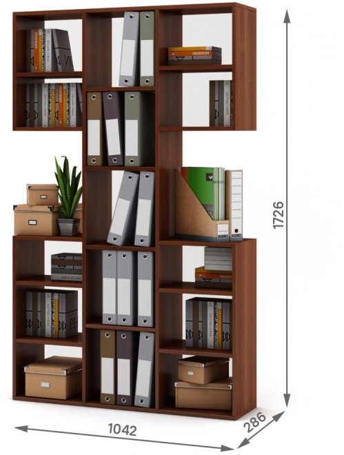 Стеллаж Феликс-3 итальянский орех