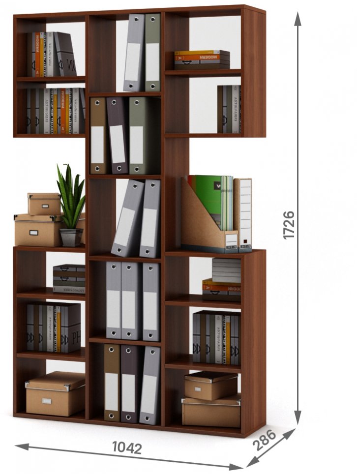 Стеллаж Феликс-3 итальянский орех