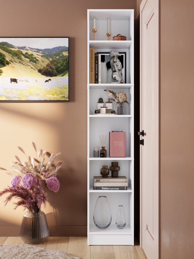 Стеллаж Hardy лдсп белый