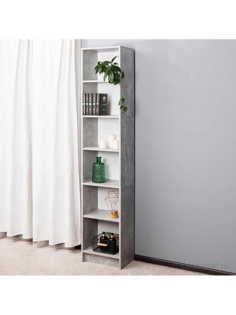 Стеллаж Hardy лдсп бетон