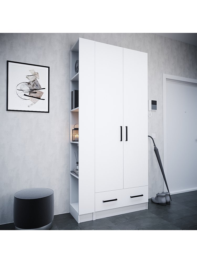 Стеллаж Кевин белый