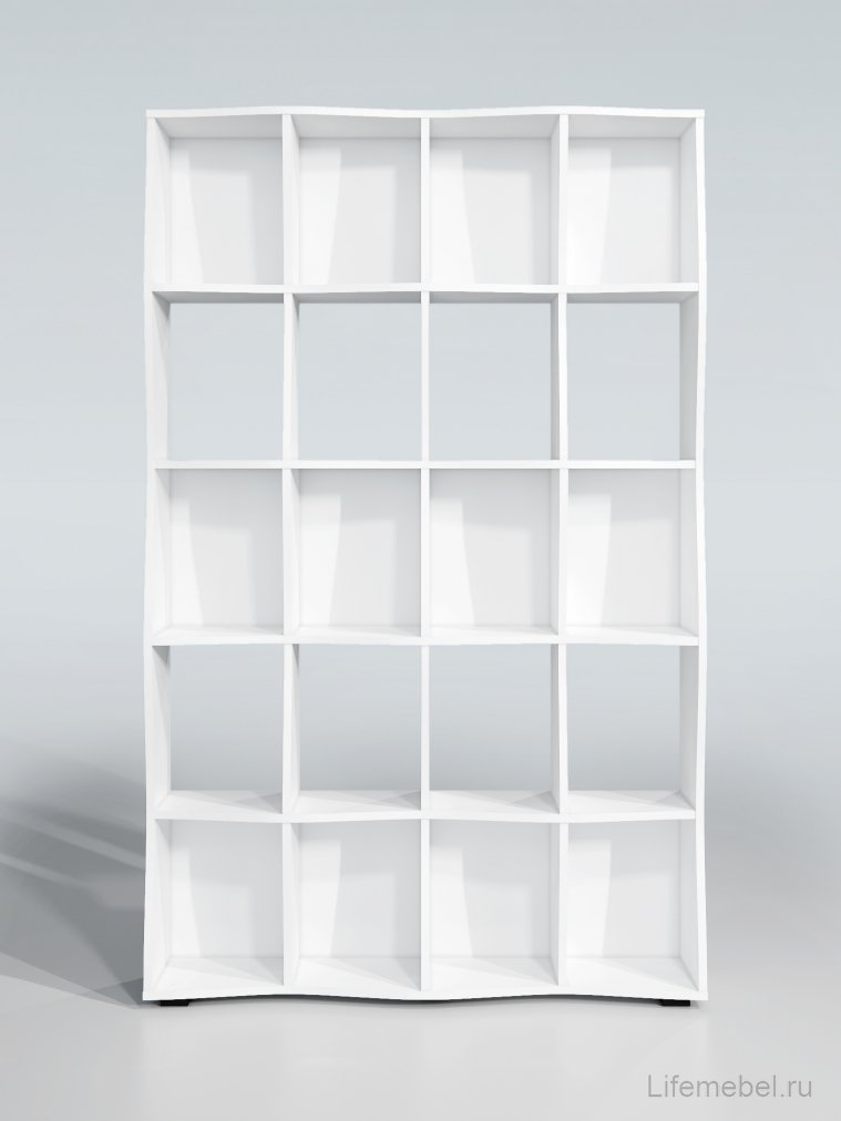 Стеллаж Контемпо КТ-01 белый бриллиант