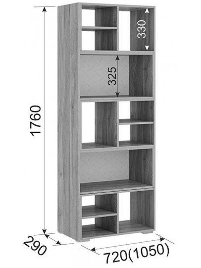 Стеллаж Лайк 13.01 дуб мария