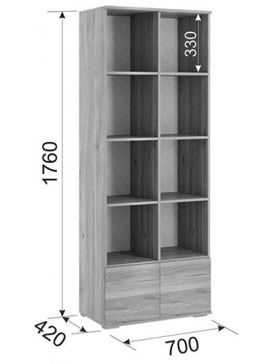 Стеллаж Лайк 15.01 дуб мария