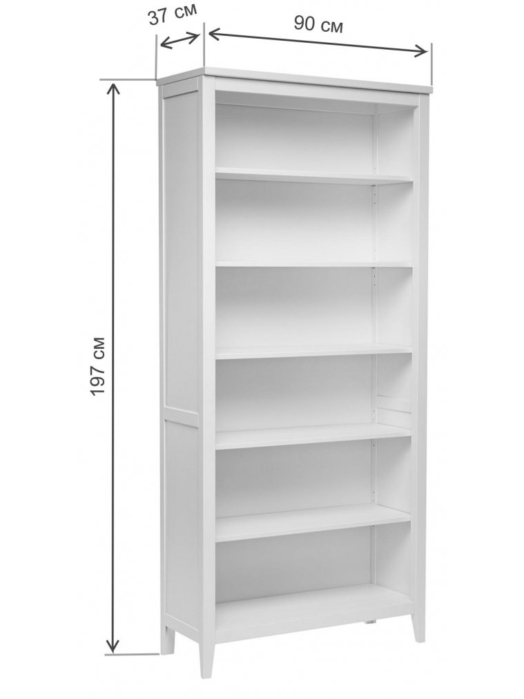 Стеллаж Leset Мира 00 черный