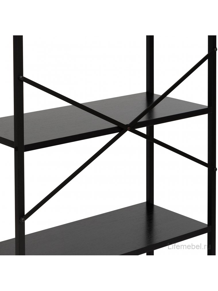 Стеллаж Leset Стилвуд 25 черный