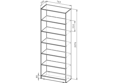 Стеллаж Либерти-5