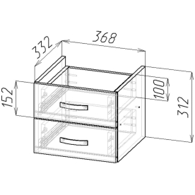 Стеллаж Либерти-62