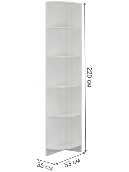 Стеллаж Мадлен ясень анкор светлый