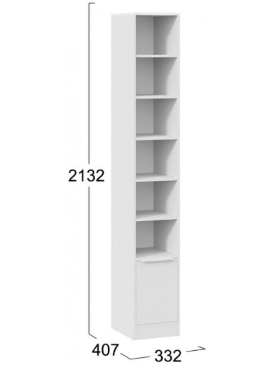 Стеллаж Марли белый