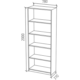 Стеллаж СЛШ1