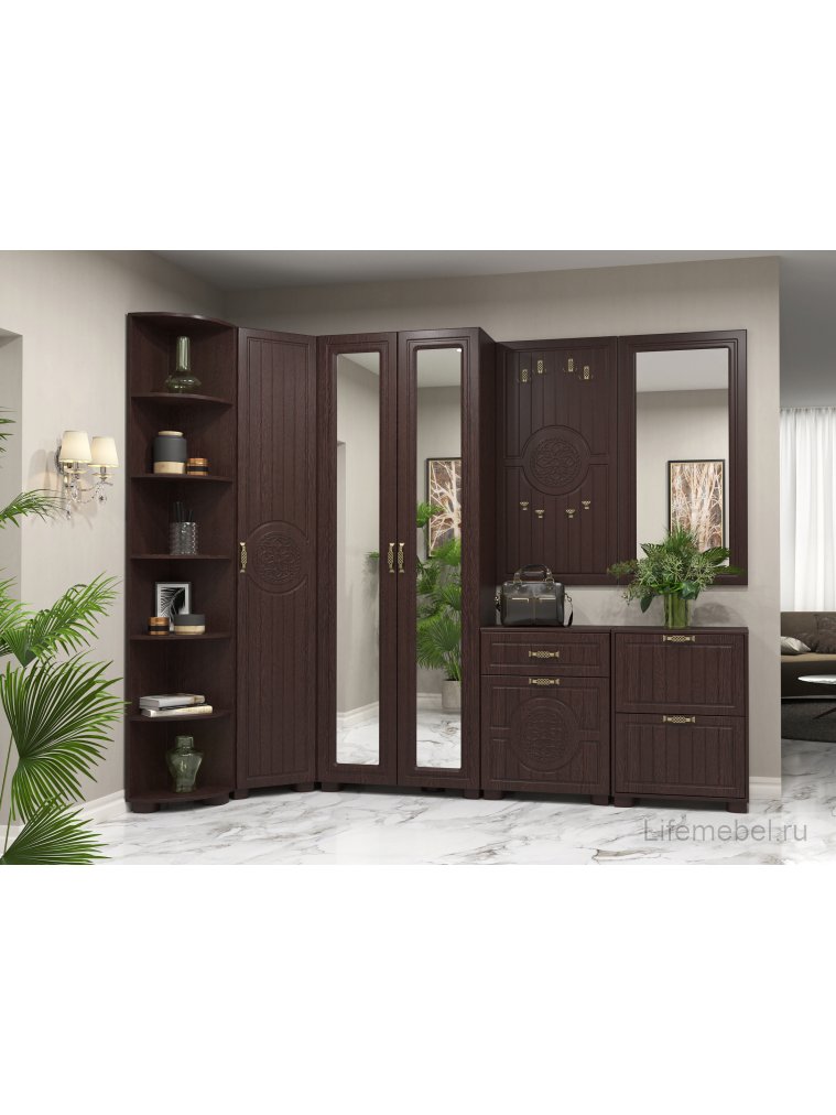 Стеллаж Монблан МБ-23 венге подлинный