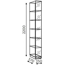 Стеллаж Моника модель 13