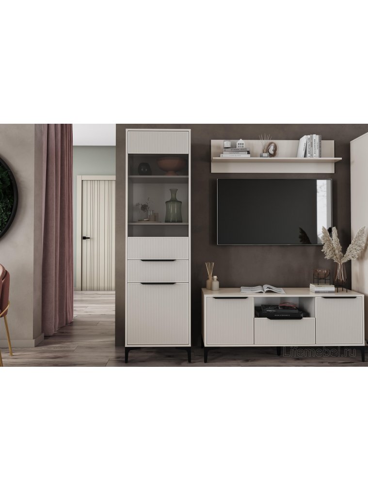 Стеллаж Иадама кашемир / кашемир