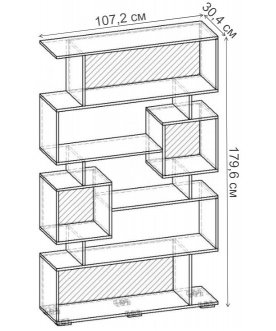 Стеллаж Норд-2.01 СТ.055.1072-00