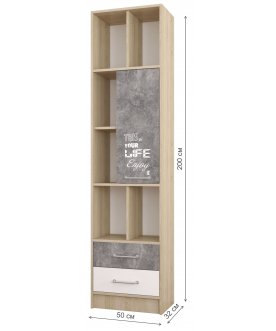 Стеллаж Колибри Лофт