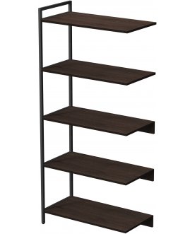 Стеллаж cubos 10СПС.5.800 брауни / черный