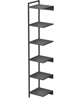 Стеллаж cubos 10СПВ.6.400 графит / черный