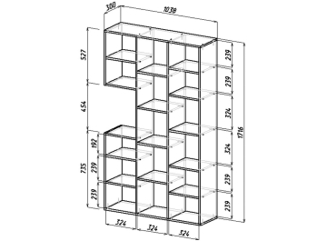 Стеллаж Рикс-1