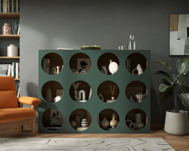 Стеллаж Роса (ROSA) R11 Зеленый