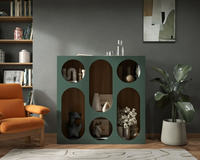 Стеллаж Роса (ROSA) R20 Зеленый