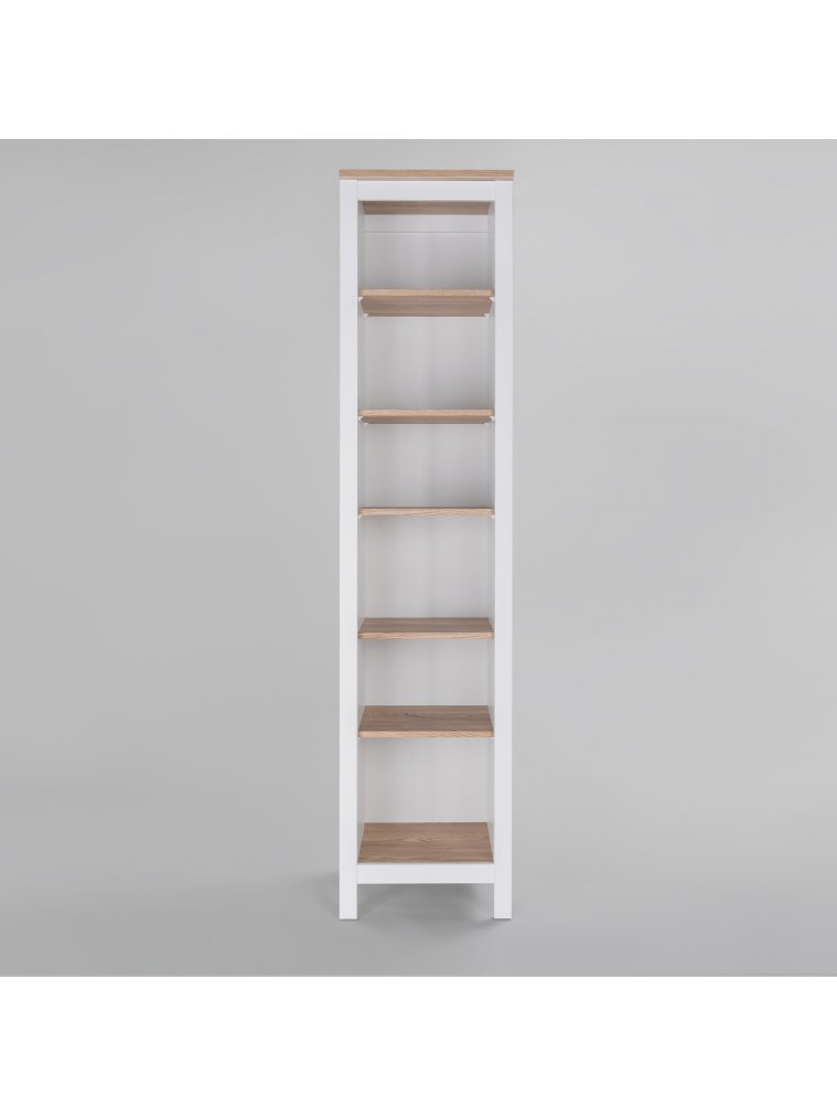 Стеллаж Сага 50 белый / ясень