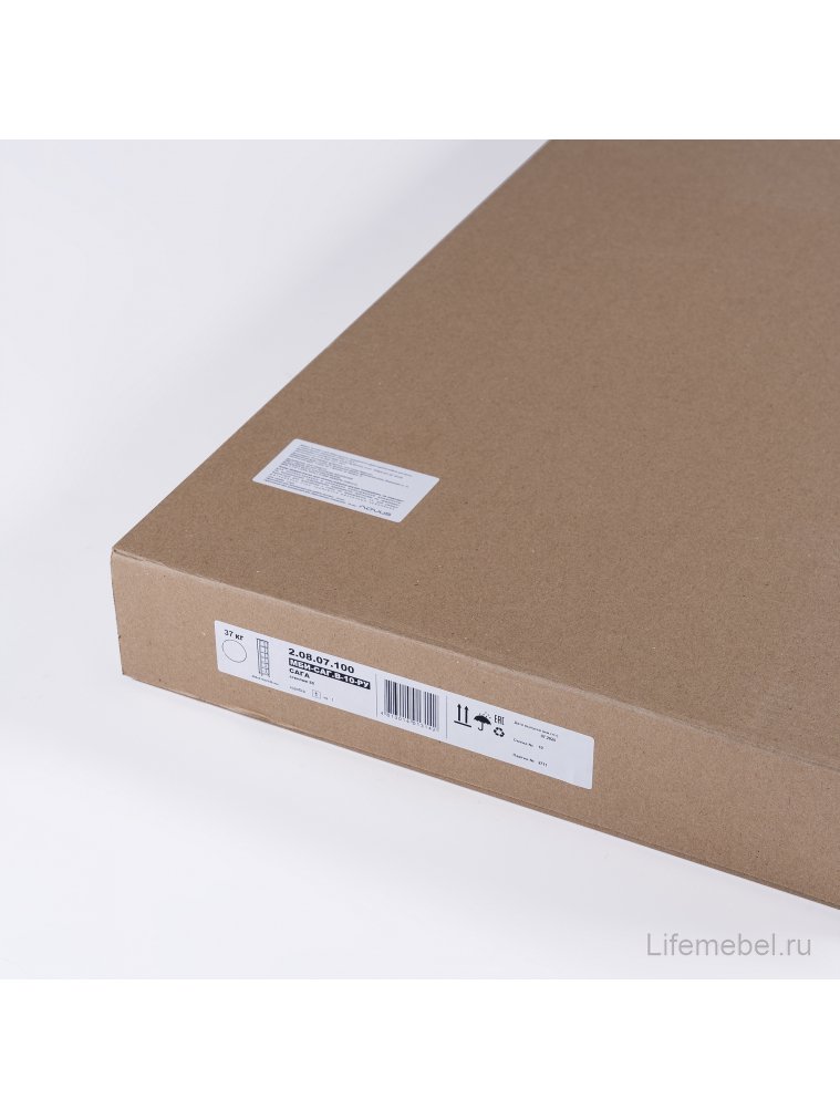 Стеллаж Сага 50 белый / ясень