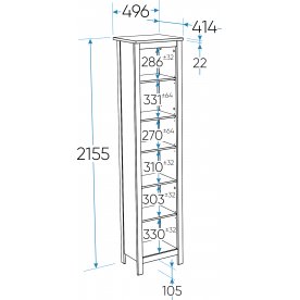 Стеллаж Сага