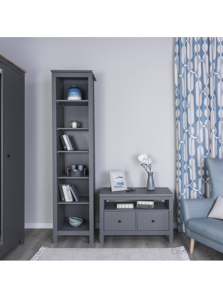 Стеллаж Сага 50 серый