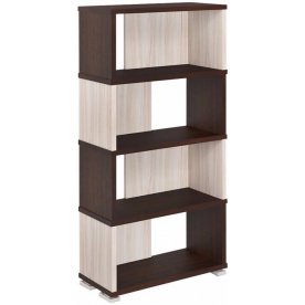 Стеллаж СБ-10-4 венге / карамель