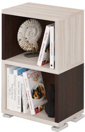 Стеллаж СБ-15-2 карамель / венге