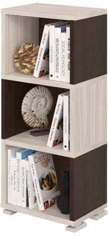 Стеллаж СБ-15-3 карамель / венге