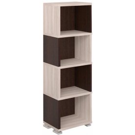 Стеллаж СБ-15-4 карамель / венге