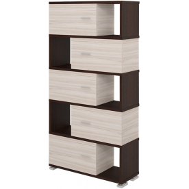 Стеллаж СБ-30-5 венге / карамель