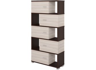 Стеллаж СБ-30-5 венге / карамель