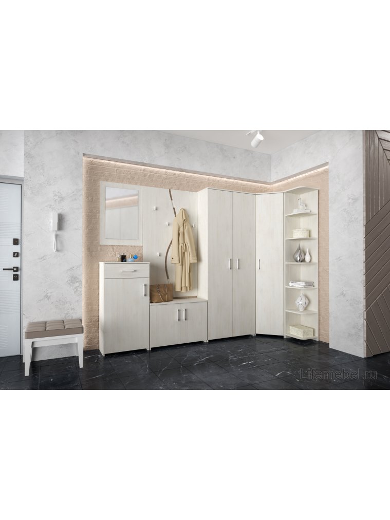 Стеллаж Агата АТ-9 северное дерево светлое