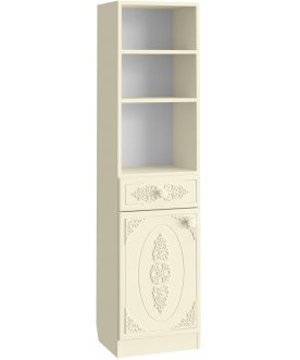 Книжный шкаф Ассоль АС-65 белое дерево