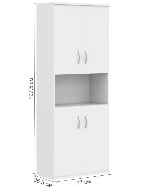 Стеллаж Imago СТ-1.5 клен / металлик