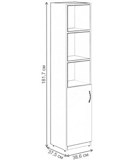 Стеллаж Simple SR-5U.5L