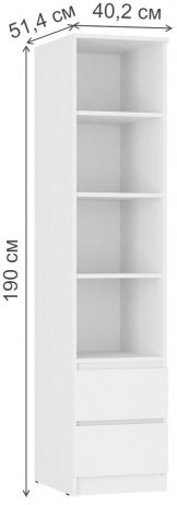 Стеллаж Симпл ПН-18 белый