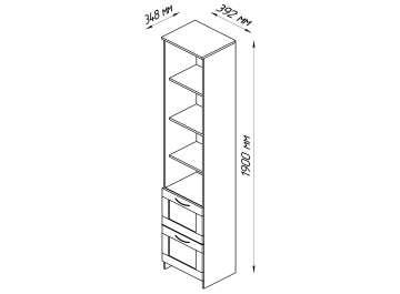 Стеллаж Сириус