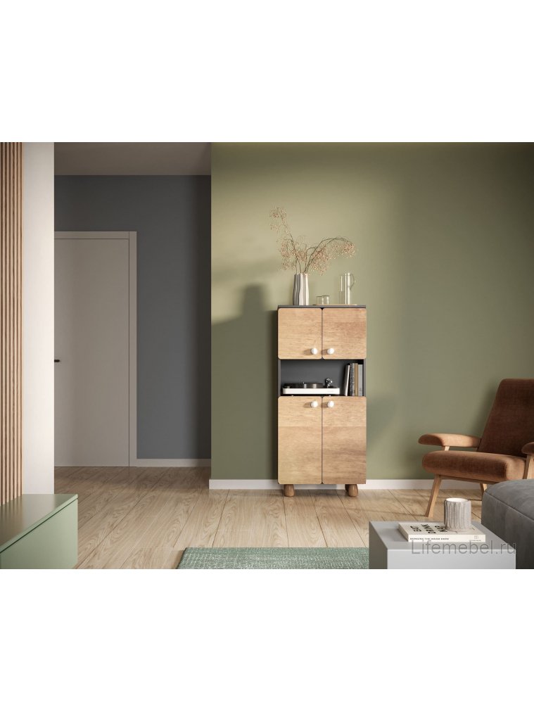 Стеллаж Сплит (Split) SP12 коричневый