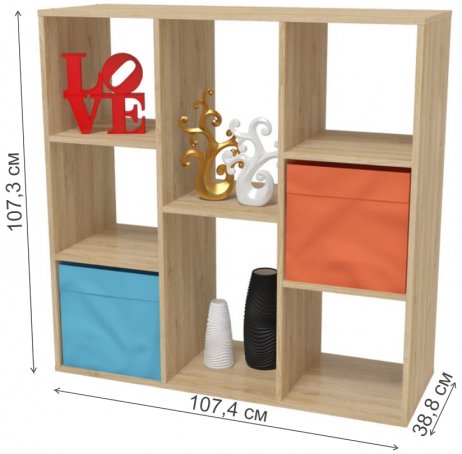 Стеллаж СТ103 дуб сонома