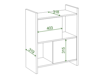 Стеллаж СТЛ-ЗН БЕК